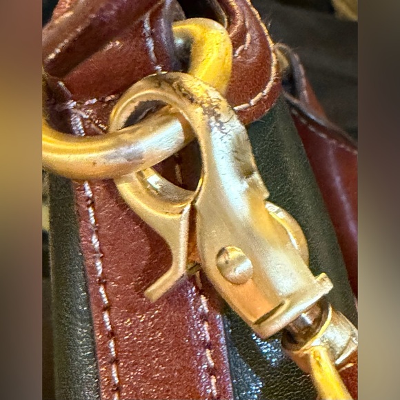 Vintage Brahmin Satchel Tote Handbag - Picture 16 of 16